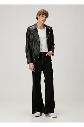 شلوار مشکی مردانه پنبه ای Courreges - کد 897182505