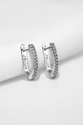 گوشواره نقره رنگی زنانه 925 عیار jelux silver - کد 194350712