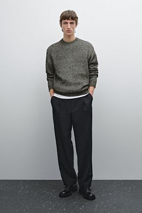 پلیور قرمز مردانه Comfort Massimo Dutti - کد 888824292