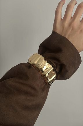 دستبند استیل (فولاد) زرد زنانه استیل (فولاد) Okko Store - کد 895866366