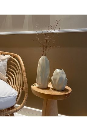 گلدان بژ سرامیک Home - کد 895880232