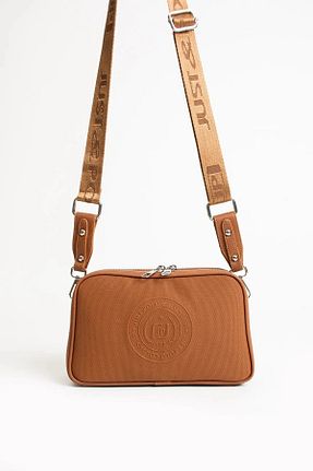 کیف دوشی نارنجی زنانه چرم مصنوعی Just Polo - کد 895885975