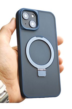 کاور و قاب سرمه ای iPhone 15 Tech&bello accessories - کد 895902120