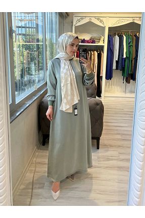 لباس حجاب سبز زنانه A-line Invee - کد 849438363