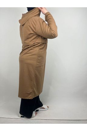 تونیک قهوه ای زنانه بافت YAŞAR TRİKO - کد 891418132