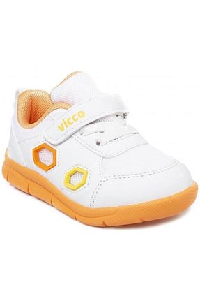 کفش اسنیکر سفید بچه گانه بند دار Vicco - کد 284822715