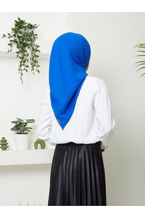 روسری آبی پنبه پلی استر Golden Rose - کد 895901976