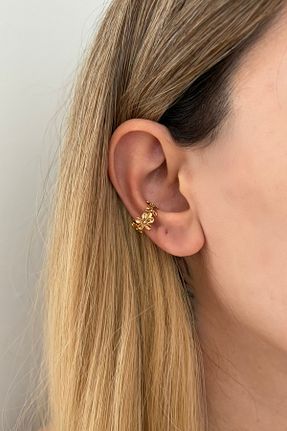 گوشواره غضروفی جواهر متالیک زنانه برنجی Lavian Accessories - کد 895904164