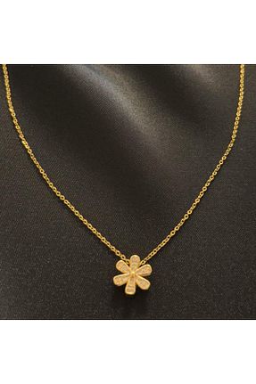 گردنبند استیل ( فولاد ) طلائی استیل (فولاد) Zeyn - کد 895917537