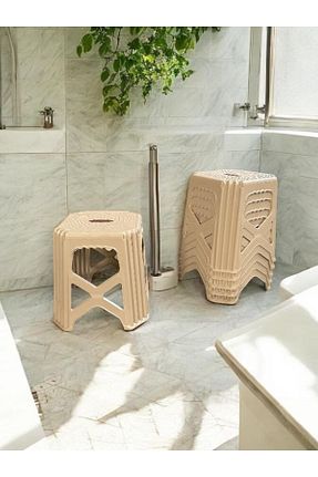 چهارپایه بژ Perilla - کد 895912995