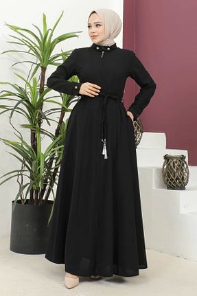 کلاه و ابایا مشکی زنانه پنبه پلی استر Nevayla Moda - کد 866650683