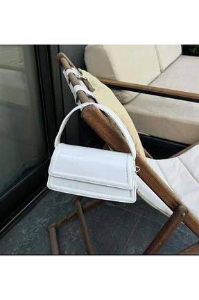 کیف دوشی سفید زنانه MinelFashıon - کد 895915107