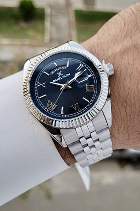 ساعت مچی سفید مردانه 44 میلی متر Daniel Klein - کد 895913637