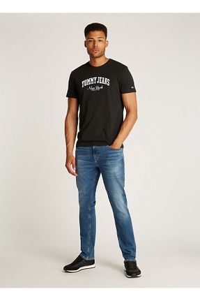تیشرت مشکی مردانه رگولار Tommy Jeans - کد 896002925