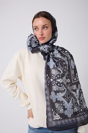 شال آبی زنانه OKAY SCARFS - کد 896018292