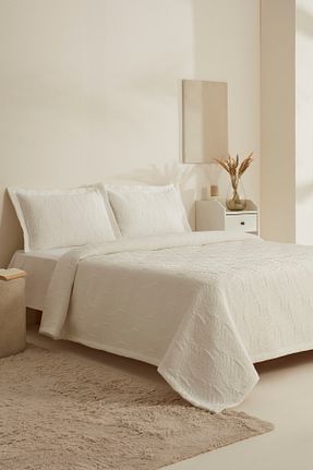 روتختی دونفره سفید پلی استر Karaca Home - کد 896015181