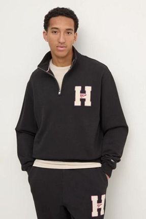 سوئیشرت مشکی زنانه ساده Tommy Hilfiger - کد 896010907