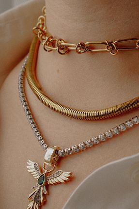 گردنبند استیل ( فولاد ) رنگی استیل (فولاد) MT Takı ve Aksesuar - کد 896020851