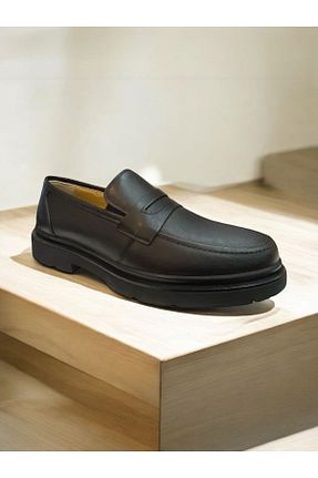 کفش کژوال مشکی مردانه چرم خالص BABUCCİ - کد 896032706