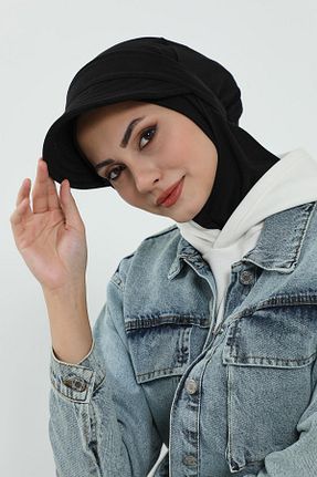 کلاه شنای حجاب مشکی زنانه Aisha