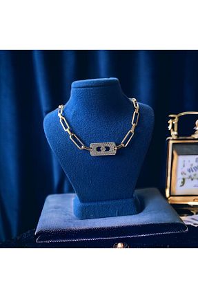 گردنبند استیل ( فولاد ) طلائی زنانه استیل (فولاد) Asteria Jewelry - کد 808808532