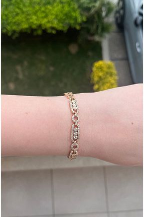 دستبند استیل (فولاد) طلائی زنانه استیل (فولاد) XUPİNGS JEWELRY - کد 828091324
