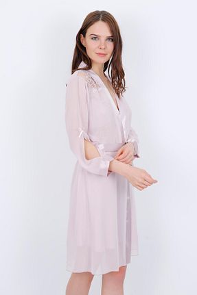ربدوشام صورتی زنانه پلی استر Genel Markalar - کد 777618496