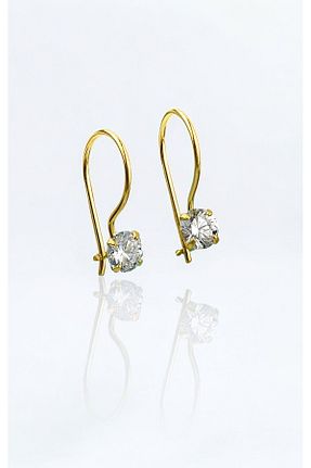 گوشواره نقره طلائی زنانه 925 عیار jelux silver - کد 855701243
