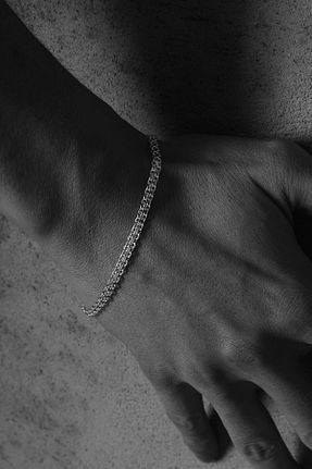 دستبند نقره سبز مردانه 925 عیار Ricco Jewellery - کد 896081999