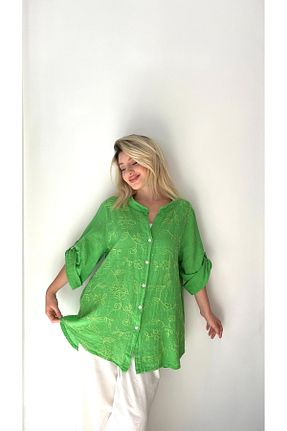 پیراهن سبز زنانه رگولار LADY RIVSD - کد 896082508