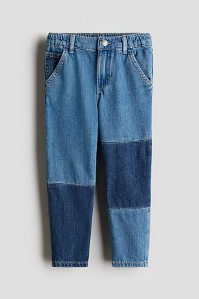 شلوار جین آبی بچه گانه پاچه لوله تفنگی H&M - کد 897659225