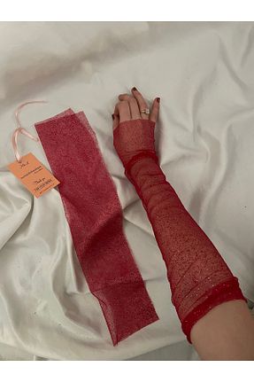 دستکش قرمز زنانه Nurcanilirboutique - کد 896090913