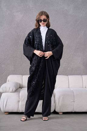 ست بالاتنه و پائین تنه مشکی زنانه بافتنی Miss Allos - کد 896090631