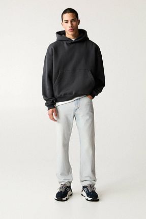 شلوار جین آبی مردانه پاچه ساده Pull & Bear - کد 896090216