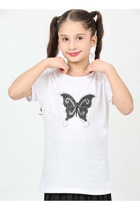 تیشرت سفید بچه گانه Fitted Genel Markalar - کد 897416997