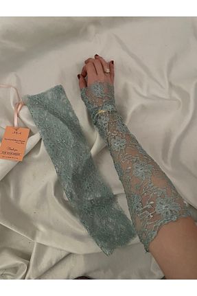 دستکش سبز زنانه Nurcanilirboutique - کد 896090013