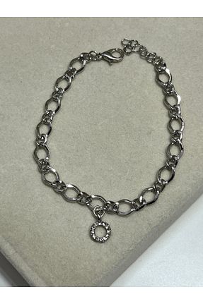 دستبند استیل (فولاد) طوسی زنانه استیل (فولاد) Eighthalf - کد 896084281