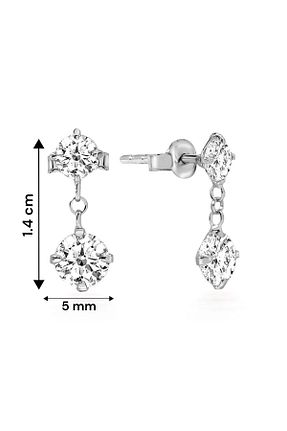 گوشواره نقره مردانه 925 عیار jelux silver - کد 822681349
