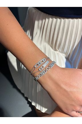 دستبند استیل (فولاد) زنانه استیل (فولاد) Asteria Jewelry - کد 855083779