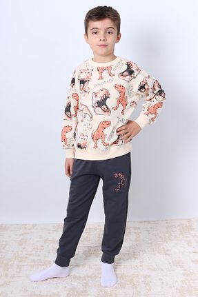 ست گرمکن نارنجی بچه گانه پنبه ای HÇM - کد 897417526