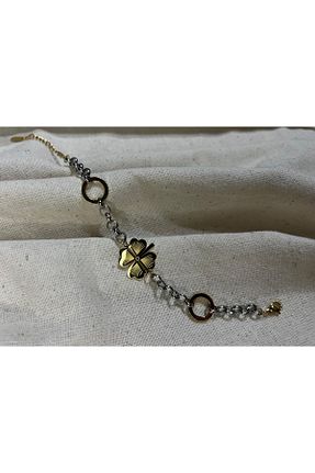 دستبند استیل (فولاد) زرد زنانه استیل (فولاد) stainles steel - کد 896111429