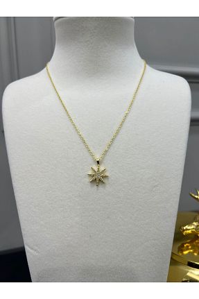 گردنبند استیل ( فولاد ) زرد زنانه استیل (فولاد) Store - کد 896131162
