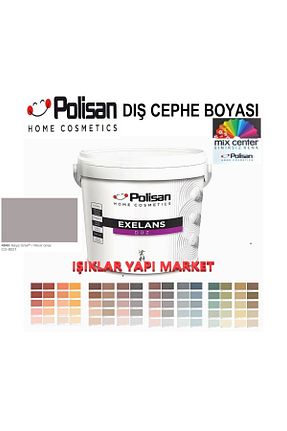 رنگ نمای بیرونی طوسی Polisan - کد 239399012