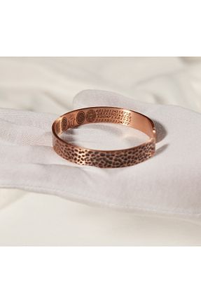 دستبند استیل (فولاد) نارنجی مس momqi - کد 896161416
