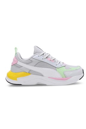 کفش اسنیکر طوسی زنانه بند دار Puma - کد 896168570