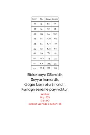 لباس مجلسی حجاب سفید زنانه یقه ایستاده BYATEİLER - کد 897430897