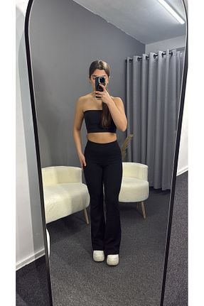 ساق شلواری مشکی زنانه بافتنی İVVİ - کد 896215964