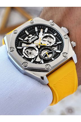 ساعت مچی زرد مردانه 41-45 میلی متر Slazenger - کد 896244258