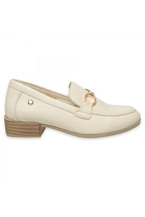 کفش کژوال بژ زنانه چرم خالص Mammamia - کد 896264171