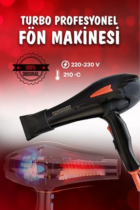 سشوار مشکی 2 Kademeli POWERKİNG - کد 897460851